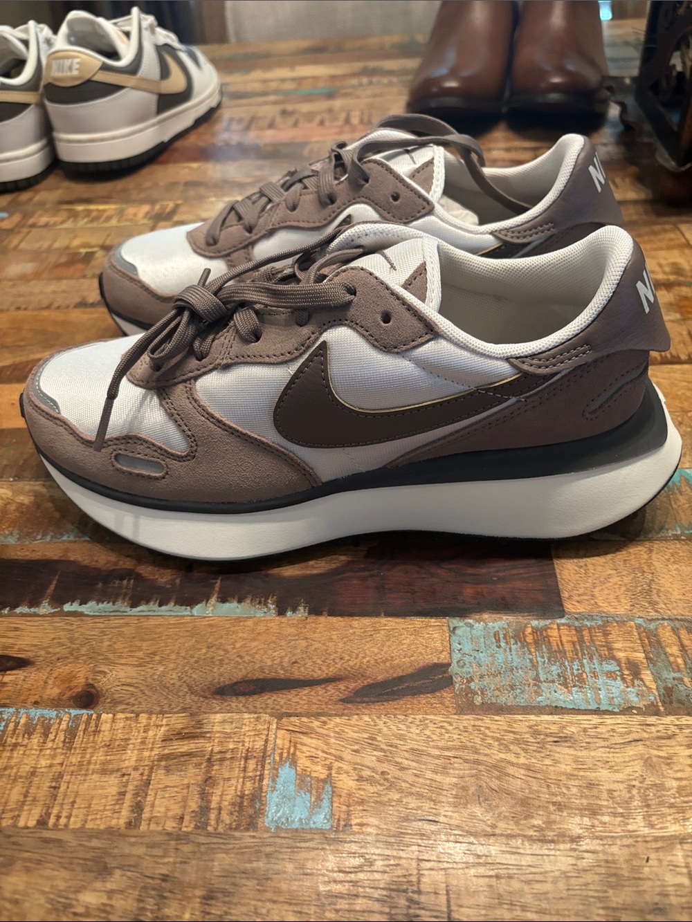 Brand New Nike Women’s Phoenix Waffle Sz 8 Mink/Brown Phantom MSRP $100